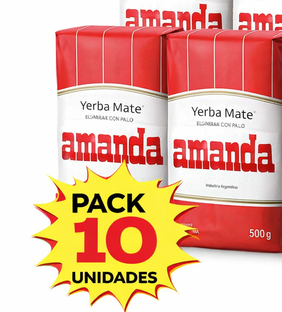 Pack Yerba mate Amanda 500g x10