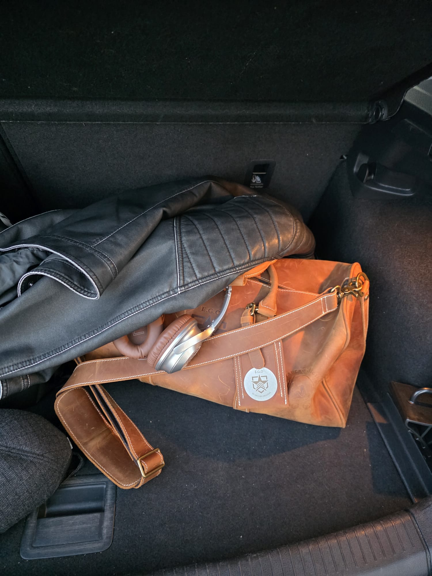 Bolso de cuero E.G.O El Gaucho original - Imagen 4