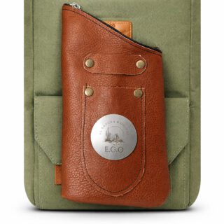 Yerbero de cuero marrón El Gaucho original