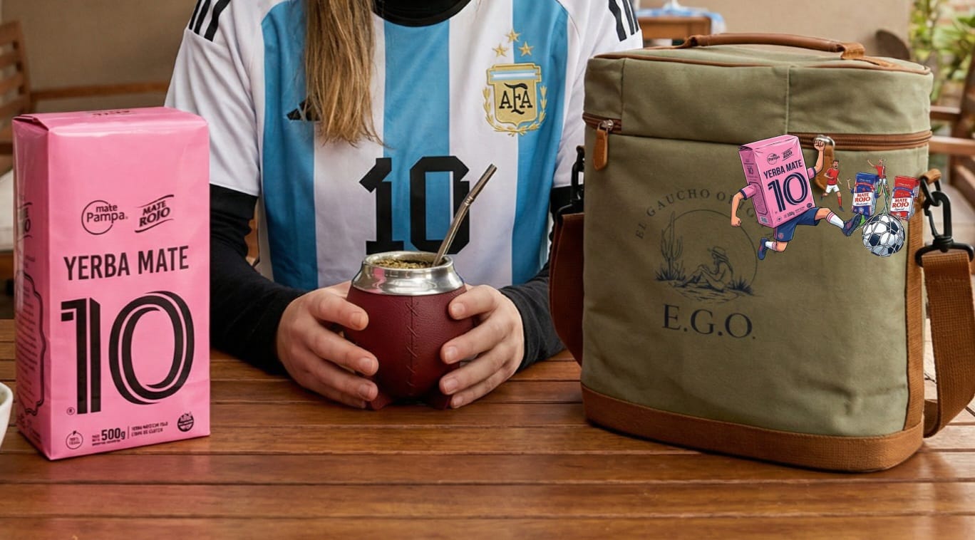 Pack mate 10 Mundial Messi Argentina - Imagen 2