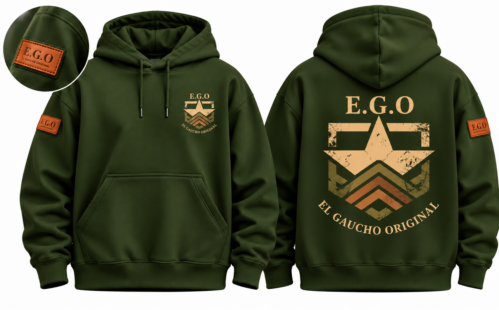 Sudadera Hoodie E.G.O El Gaucho original Estrella